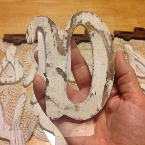 Craft Supplies - Whitewash letters and farmhouse truck cut outs - Picture 3 of 7